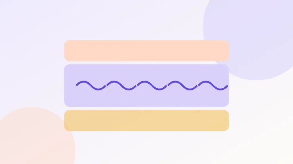 Illustration of skin layers showing collagen and elastin above fat
