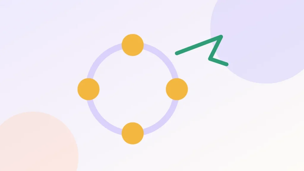 Illustration of a looping cycle diagram with an arrow breaking out of it