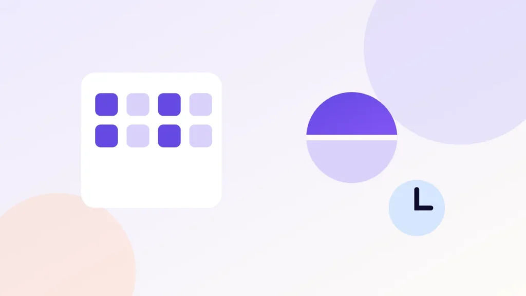 Illustration comparing a daily dosing calendar with a single on-demand dose