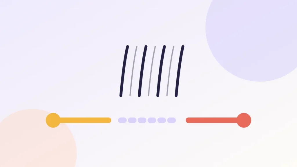 Illustration of the hair growth cycle showing follicles shifting from growth phase into resting phase after a systemic trigger